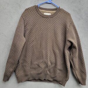 Duluth Trading‎ Co. Men's Birdseye All Over Crew Sweater Size XL Strongarm Heavy